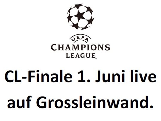 You are currently viewing Champions League Finale am 1. Juni live auf Grossleinwand
