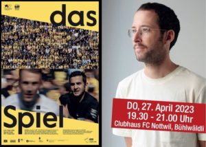 Read more about the article 27. April: Kurzdokumentarfilm «Das Spiel» mit Referent Roman Hodel (Regisseur)